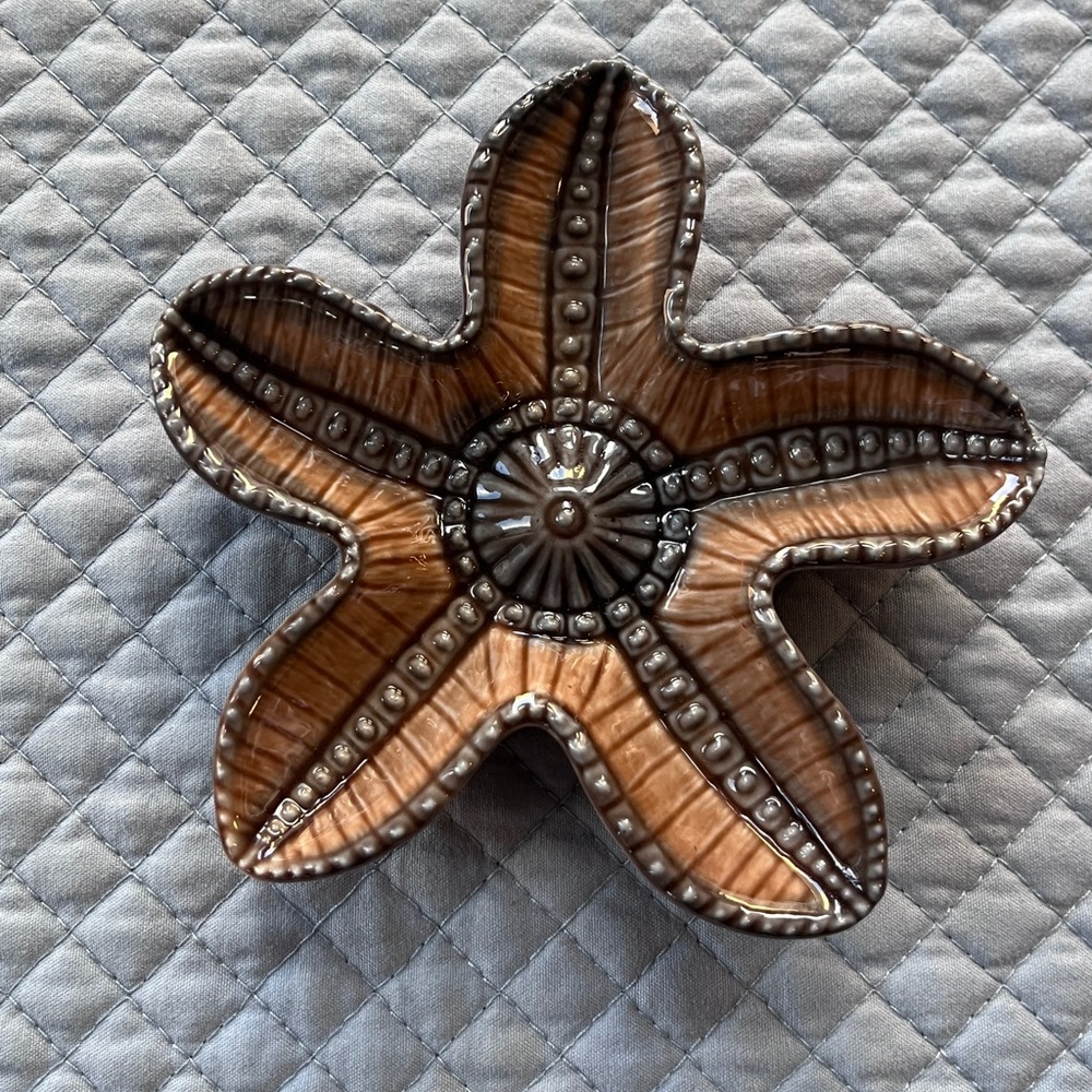 Vintage Wade Porcelain Starfish Trinket Dish
